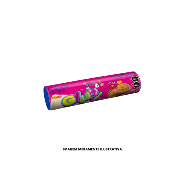 BISCOITO RECHEADO MORANGO GLUB SAGRA 1X30X100G